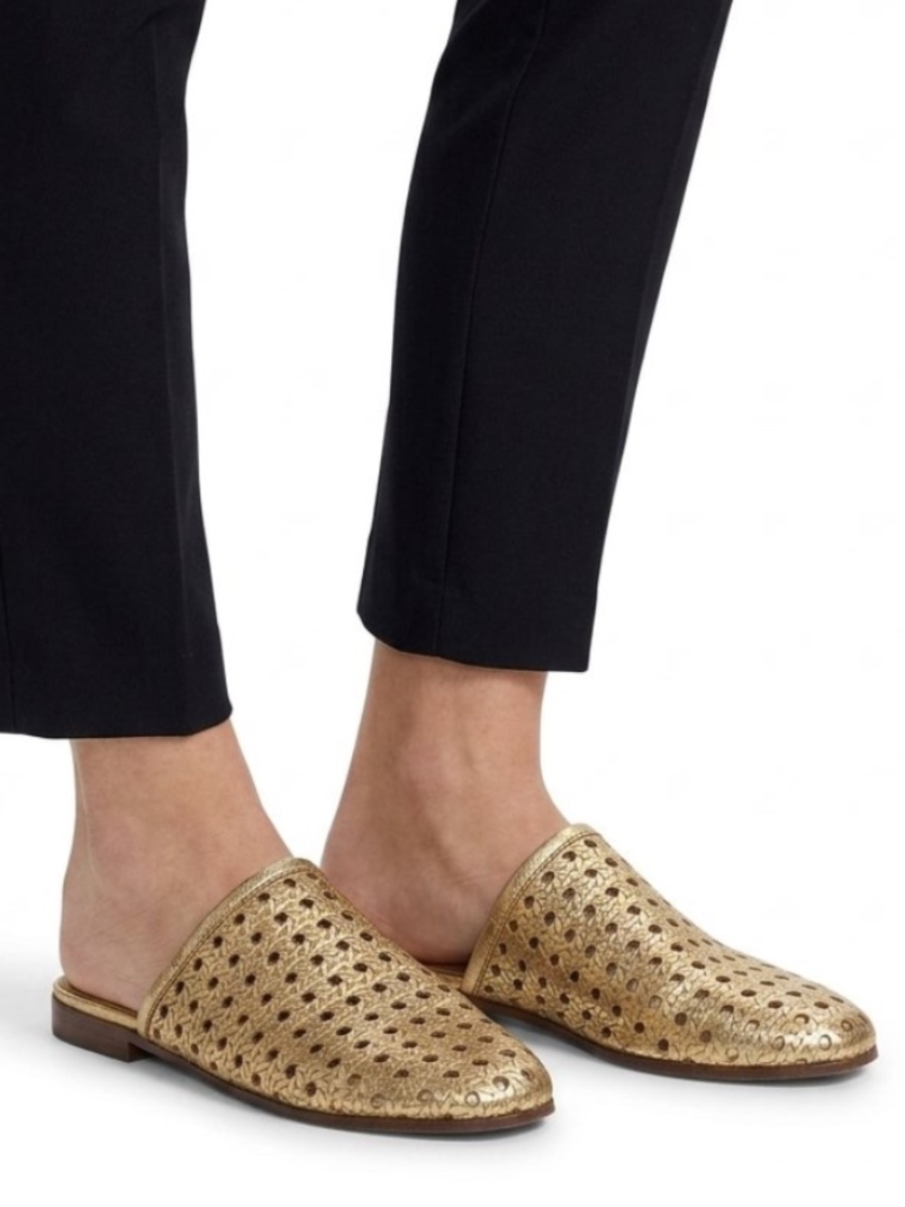 Patricia Nash Flavia Loafer in Antique Gold